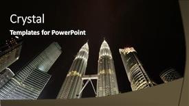  Presentation with malaysia buildings kuala lumpur - 