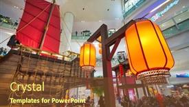  Presentation with new year 2020 - Amazing presentation theme having kuala-lumpur-malaysia-circa-january backdrop and a tawny brown colored foreground