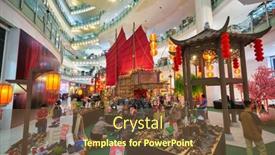  Presentation with new year 2020 - Colorful PPT theme enhanced with kuala-lumpur-malaysia-circa-january backdrop and a tawny brown colored foreground