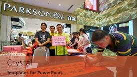  Presentation with kuala lumpur - Slides with kuala-lumpur-malaysia-circa-january background and a red colored foreground