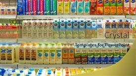  Presentation with retail food - Audience pleasing PPT theme consisting of kuala-lumpur-malaysia-circa backdrop and a yellow colored foreground