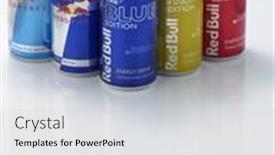  Presentation with energy drink - PPT theme having kuala-lumpur-malaysia-december-28 background and a light gray colored foreground