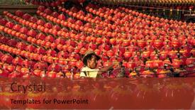  Presentation with lunar new year - Amazing presentation theme having kuala-lumpur-malaysia-february-08 backdrop and a tawny brown colored foreground