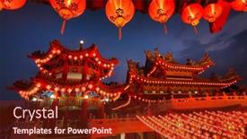  Presentation with chinese new year lunar - Colorful slide deck enhanced with kuala-lumpur-malaysia-february-23 backdrop and a tawny brown colored foreground
