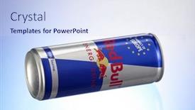  Presentation with energy drink - Amazing presentation theme having kuala-lumpur-malaysia-january-13 backdrop and a sky blue colored foreground