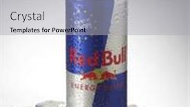  Presentation with energy drink - Presentation design consisting of kuala-lumpur-malaysia-january-13 background and a light gray colored foreground