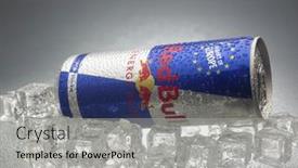  Presentation with energy drink - Presentation design featuring kuala-lumpur-malaysia-january-13 background and a light gray colored foreground