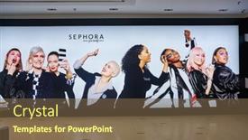  Presentation with sephora - Cool new PPT theme with kuala-lumpur-malaysia-january-18 backdrop and a violet colored foreground