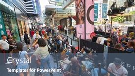  Presentation with sephora - Slide deck having kuala-lumpur-malaysia-january-18 background and a ocean colored foreground