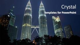  Presentation with malaysia buildings kuala lumpur - 