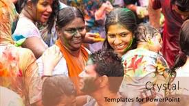  Presentation with holi - PPT layouts enhanced with kuala-lumpur-malaysia-mar-31 background and a coral colored foreground