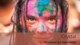  Presentation with holi festival - Slide deck with kuala-lumpur-malaysia-mar-31 background and a red colored foreground