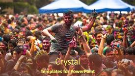  Presentation with holi festival - 