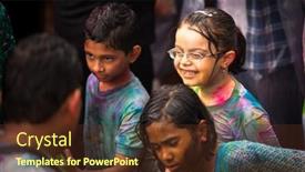  Presentation with holi festival - 