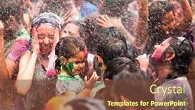  Presentation with holi festival - 