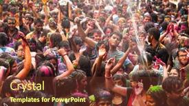  Presentation with holi festival - 