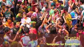  Presentation with holi festival - 
