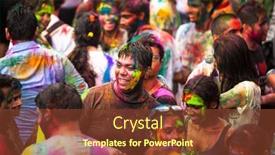  Presentation with holi - PPT theme enhanced with kuala-lumpur-malaysia-mar-31 background and a tawny brown colored foreground