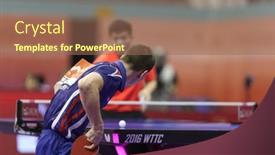  Presentation with table tennis - Amazing slide deck having kuala-lumpur-malaysia-march-01 backdrop and a coral colored foreground