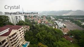  Presentation with global cities - Slide set enhanced with kuala-lumpur-malaysia-march-29 background and a white colored foreground