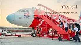  Presentation with airasia - Amazing PPT theme having kuala-lumpur-malaysia-may-02 backdrop and a lemonade colored foreground