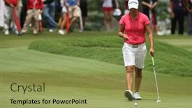  Presentation with golf tournament - Colorful PPT theme enhanced with kuala-lumpur-malaysia-october-16 backdrop and a yellow colored foreground