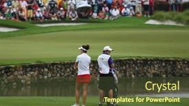  Presentation with golf tournament - Theme featuring kuala-lumpur-malaysia-october-16 background and a tawny brown colored foreground