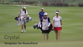  Presentation with golf tournament - Slide set with kuala-lumpur-malaysia-october-16 background and a violet colored foreground