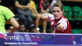  Presentation with table tennis - Theme featuring kuala-lumpur-malaysia-september-24 background and a ocean colored foreground