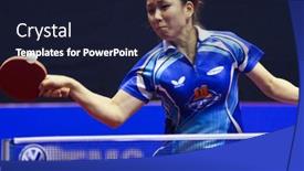  Presentation with table tennis - Presentation theme enhanced with kuala-lumpur-malaysia-september-24 background and a navy blue colored foreground