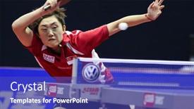  Presentation with table tennis - Audience pleasing PPT theme consisting of kuala-lumpur-malaysia-september-24 backdrop and a cobalt blue colored foreground