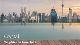  Presentation with petronas - Slide deck enhanced with kuala-lumpur-malaysia-september-25 background and a gray colored foreground