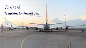  Presentation with malaysia flag - PPT theme featuring kuala-lumpur-may-06-airbus background and a sky blue colored foreground