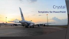  Presentation with malaysia flag - Cool new presentation with kuala-lumpur-may-06-airbus backdrop and a light blue colored foreground