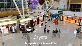  Presentation with south asia - Presentation theme enhanced with kuala-lumpur-may-06-airport background and a gray colored foreground