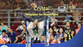  Presentation with quarter - Audience pleasing PPT layouts consisting of kuala-lumpur-september-27-umpire backdrop and a tawny brown colored foreground