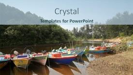  Presentation with fishery - Cool new theme with kuantan-malaysia-aug-03-fishermen backdrop and a sky blue colored foreground