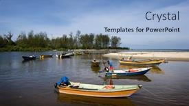  Presentation with sea fishing - Beautiful presentation featuring kuantan-malaysia-may-15 backdrop and a light blue colored foreground