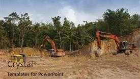  Presentation with plantation palm oil - Audience pleasing presentation theme consisting of kuching-malaysia-april-27-2014 backdrop and a coral colored foreground