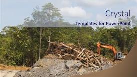  Presentation with plantation palm oil - Cool new presentation theme with kuching-malaysia-april-27-2014 backdrop and a sky blue colored foreground