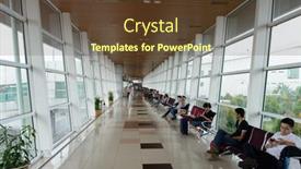  Presentation with sarawak - Presentation theme having kuching-may-06-airport-interior background and a tawny brown colored foreground