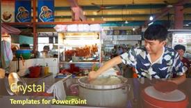  Presentation with sarawak - Amazing PPT theme having kuching-sarawak-malaysia-9th-feb backdrop and a tawny brown colored foreground