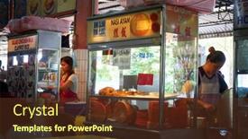  Presentation with sarawak - Audience pleasing PPT theme consisting of kuching-sarawak-malaysia-9th-feb backdrop and a tawny brown colored foreground