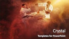  Presentation with martial arts - Amazing presentation having kudos - martial arts masters karate practice backdrop and a tawny brown colored foreground