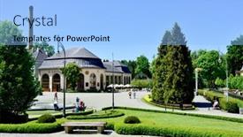  Presentation with resorts - Presentation consisting of kudowa-zdroj-poland-may-20 background and a light blue colored foreground