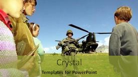  Presentation with refugee - Amazing PPT layouts having kukes-albania-19-april-1999 backdrop and a gold colored foreground