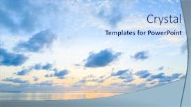  Presentation with pyramid - Audience pleasing presentation theme consisting of kukulkan-pyramid-in-chichen-itza backdrop and a light blue colored foreground