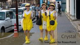  Presentation with november - Cool new PPT theme with kumamoto-japan-november-10-2018 backdrop and a gold colored foreground