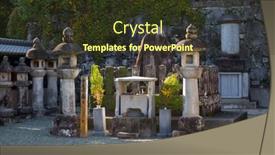  Presentation with lanterns - Slide set consisting of kumamoto-japan-november-13-2018 background and a tawny brown colored foreground