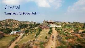  Presentation with western - Colorful PPT layouts enhanced with kumbhalgarh-is-a-mewar-fortress backdrop and a light blue colored foreground
